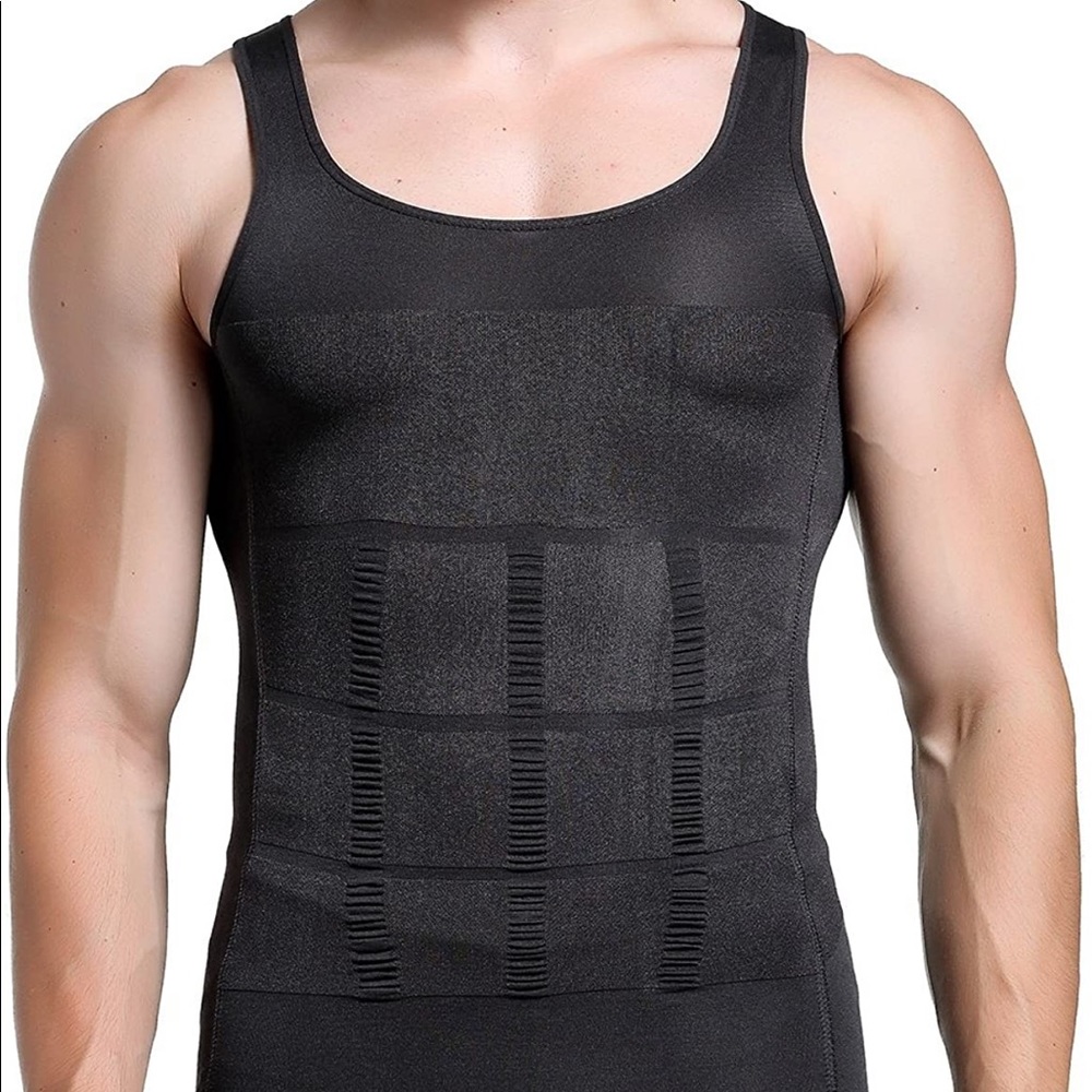 GKVK Men's Slimming Vest Body Shaper Abdomen Slim